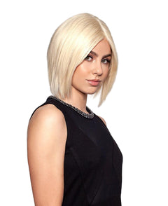 111FF Paige Mono-Top Machine Back Wig without Bangs - Human Hair Wig