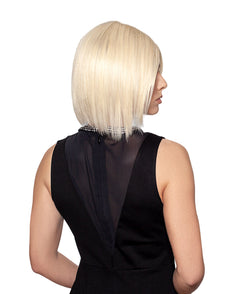 111FF Paige Mono-Top Machine Back Wig without Bangs - Human Hair Wig