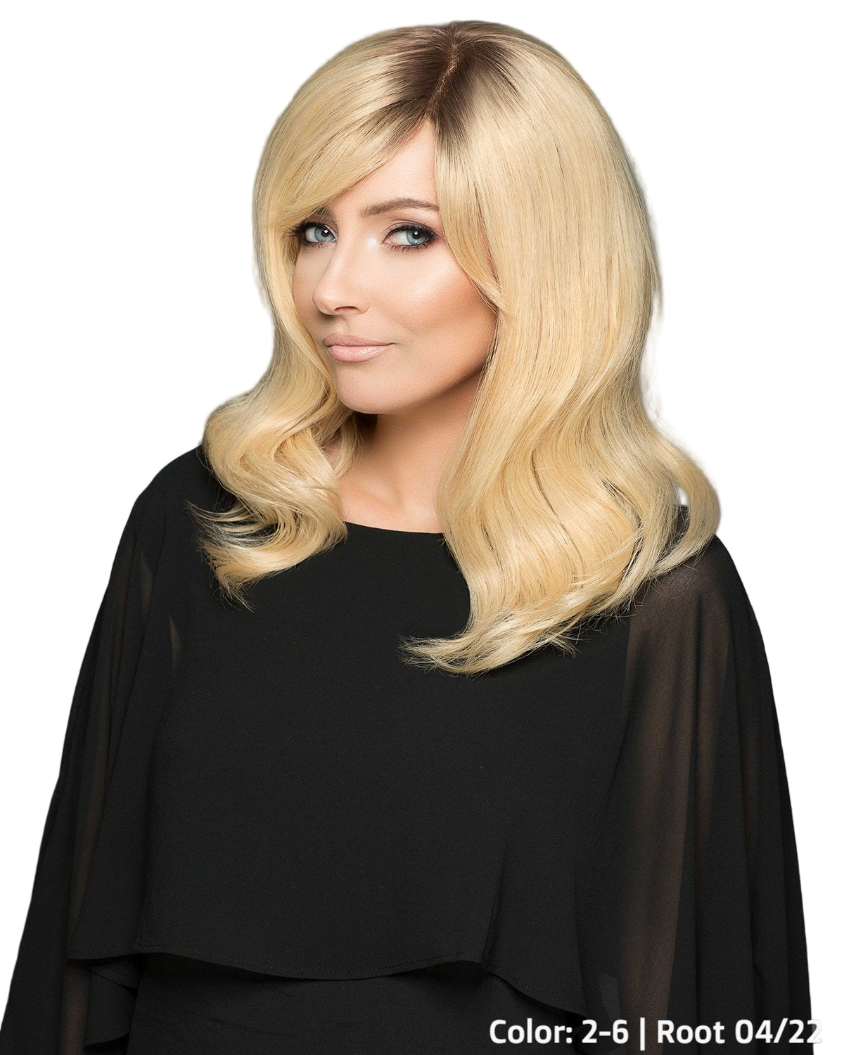 101 Adelle Hand-Tied Mono-top - 02-6 | Root 04/22 - Human Hair Wig