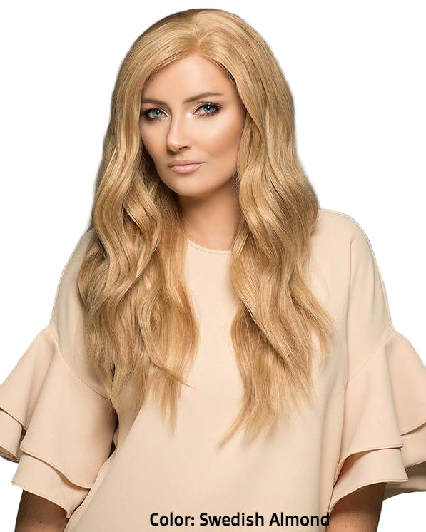 105A AmberII H/T - Hand-Tied - Swedish Almond - Human Hair Wig