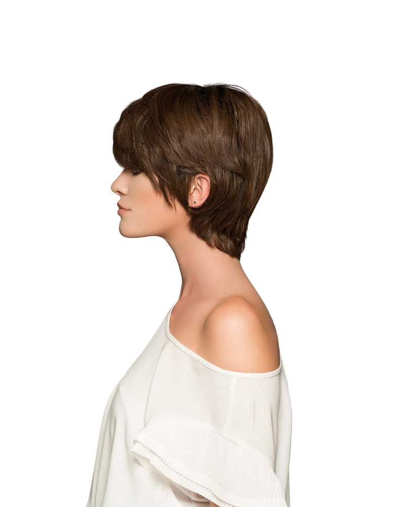110 Lori - Petite Mono Top Human Hair Wig - Human Hair Wig