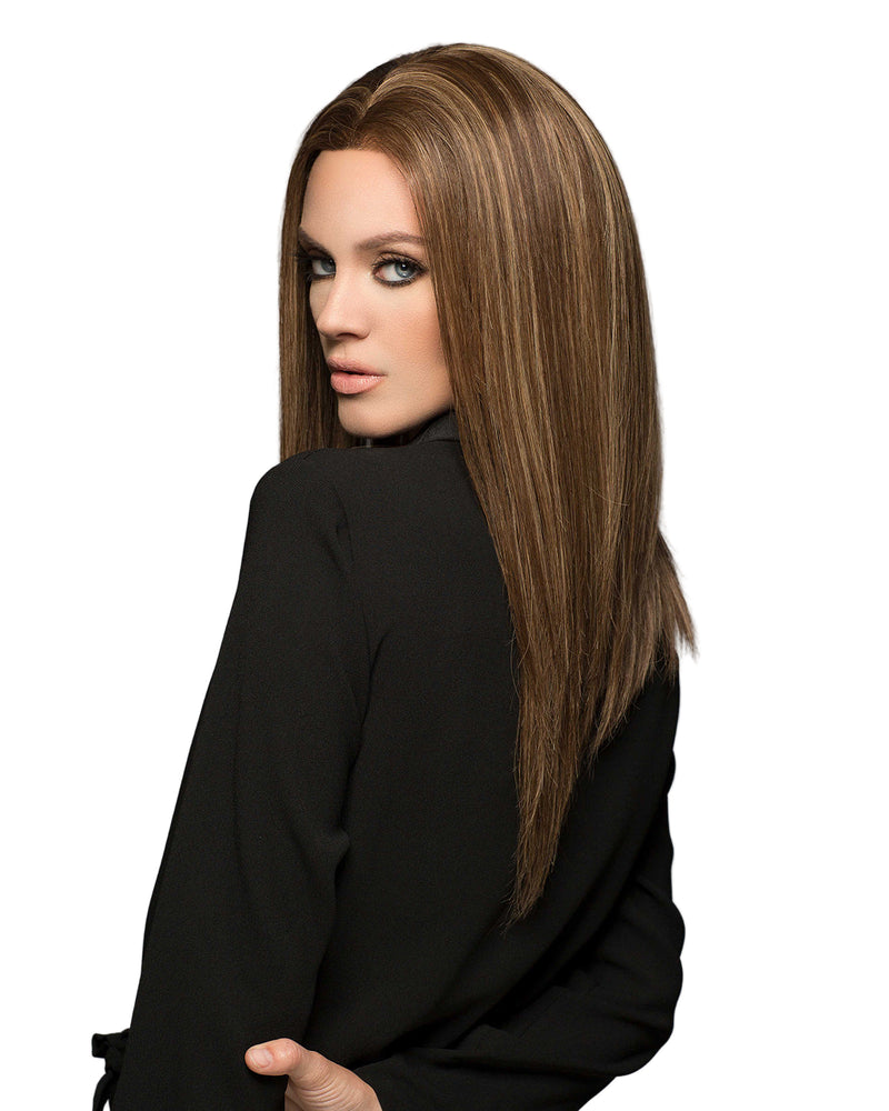Rocky Road - Chestnut Brown base highlighted  Ash Blonde 